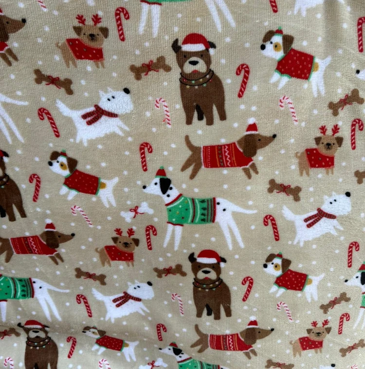 پتو یک نفره 200 در 160 ژله ای طرح کریسمس 2